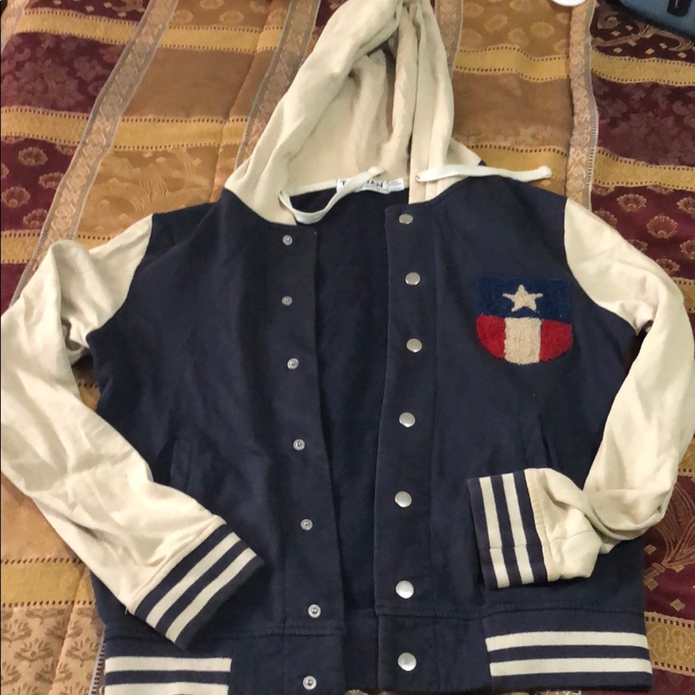 Topman varsity pullover jacket